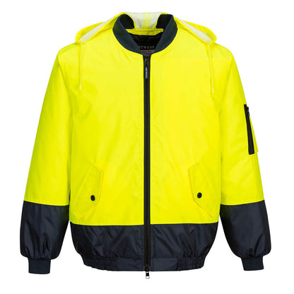 Hi-Vis Bomber Jacket Two-Tone - MJ304