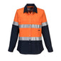 Ladies 2 Tone Lightweight Long Sleeve Shirt with Tape - ML808