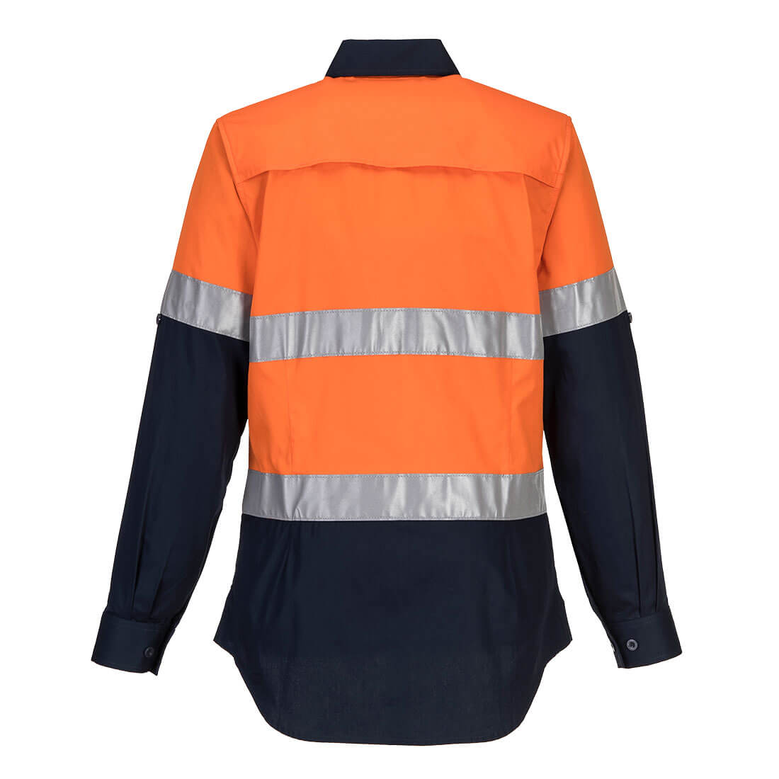 Ladies 2 Tone Lightweight Long Sleeve Shirt with Tape - ML808