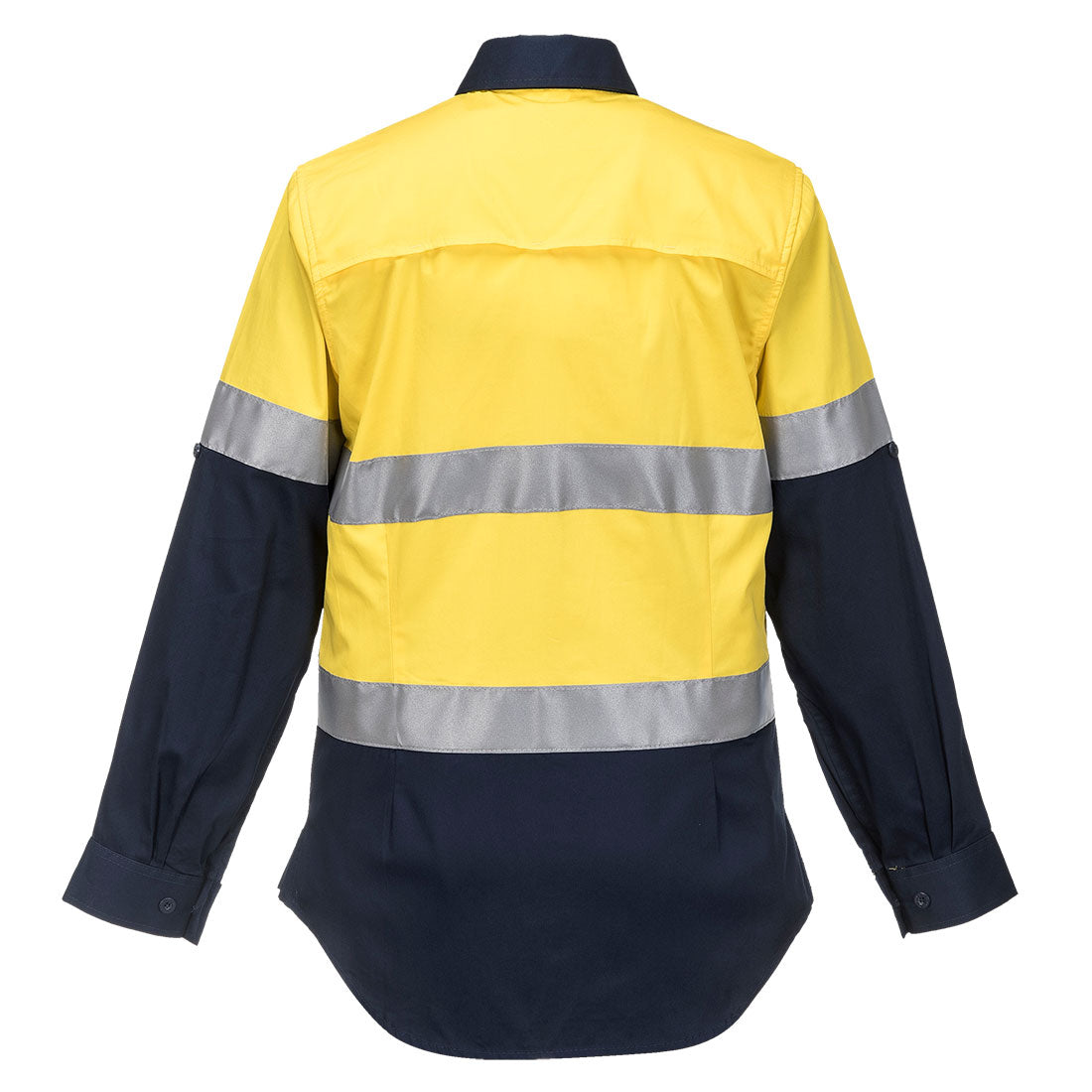 Ladies 2 Tone Lightweight Long Sleeve Shirt with Tape - ML808