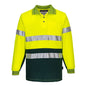 Long Sleeve Cotton Comfort Polo with Tape - MP313