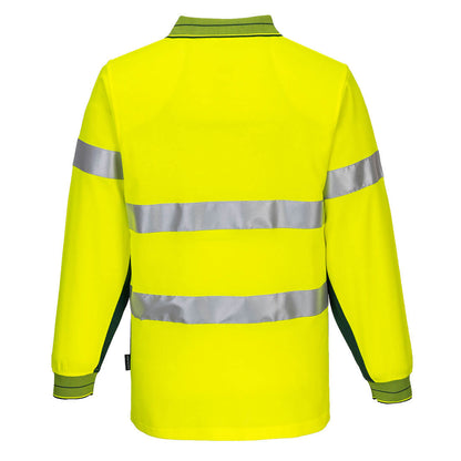 Long Sleeve Cotton Comfort Polo with Tape - MP313