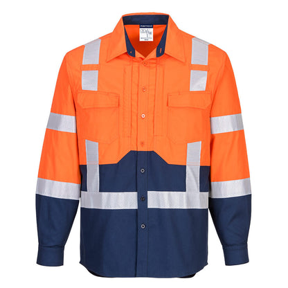 Hi-Vis Stretch Long Sleeve Shirt - MS103