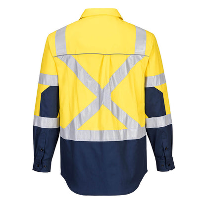 Hi-Vis Stretch Long Sleeve Shirt - MS103
