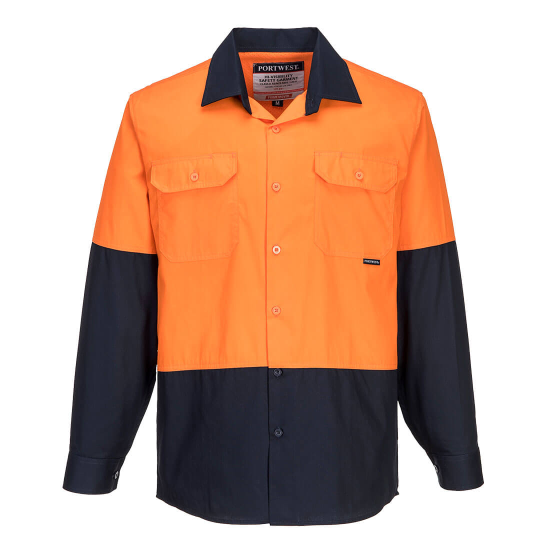 Hi-Vis Two Tone Lightweight Long Sleeve Shirt - MS801