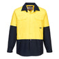 Hi-Vis Two Tone Lightweight Long Sleeve Shirt - MS801