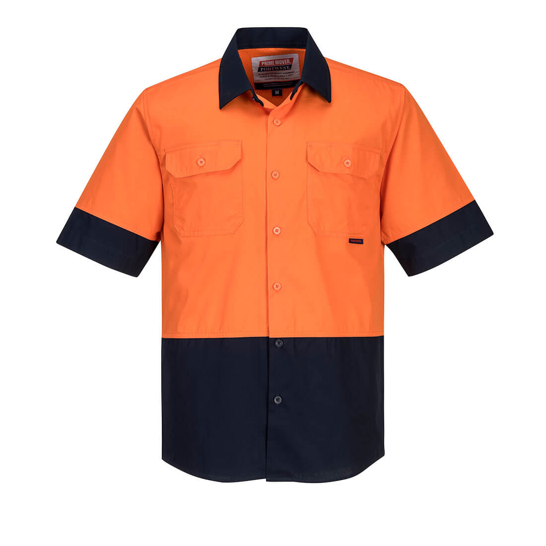 Hi-Vis Two Tone Lightweight Short Sleeve Shirt - MS802