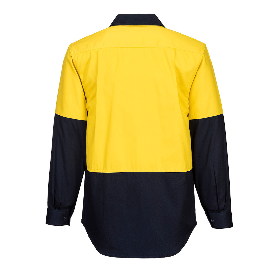 Hi-Vis Two Tone Regular Weight Long Sleeve Shirt - MS901