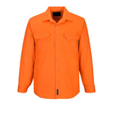 Hi-Vis Regular Weight Long Sleeve Shirt ORANGE - MS988