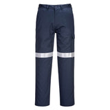 Flame Resistant Cargo Pants with Tape NAVY - MW701