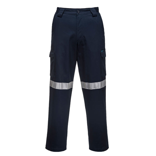 Lightweight Cargo Pants with Tape NAVY - MW71E