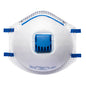 FFP2 Valved Dust Mist Respirator White "P2V" (10 Pack) - P201