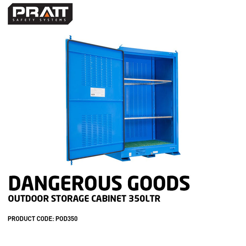 Outdoor Dangerous Goods Cabinet 350L - POD350