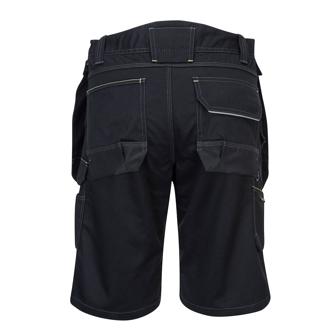 PW3 Removable Holster Work Shorts Black - PW345