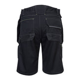 PW3 Removable Holster Work Shorts Black - PW345