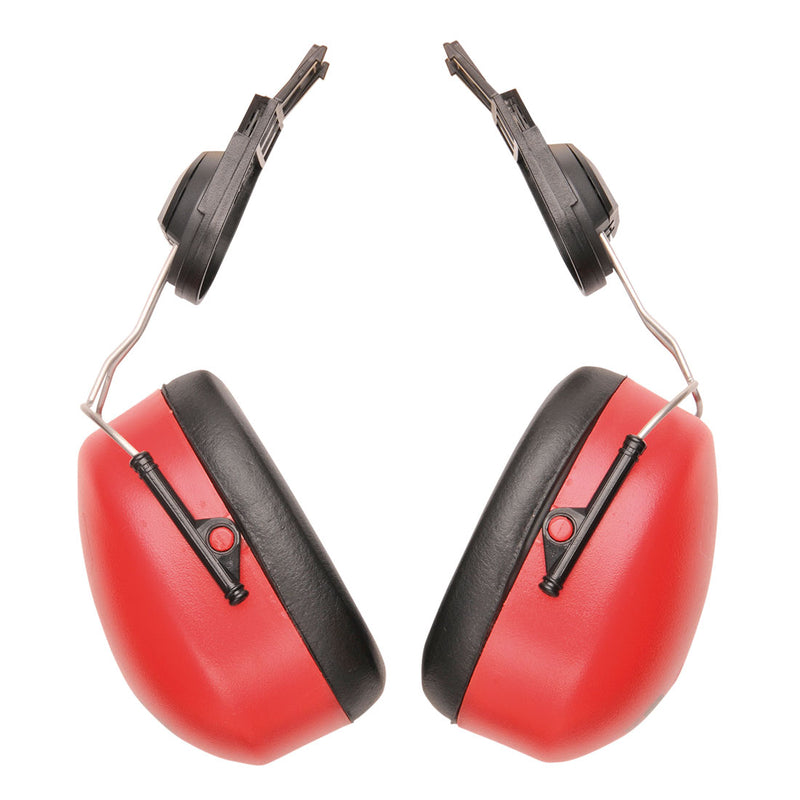 Endurance Clip-On Ear Muffs Red - PW47