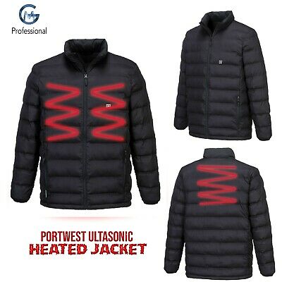 Ultrasonic Heated Tunnel Jacket Black - S547