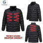Ultrasonic Heated Tunnel Jacket Black - S547