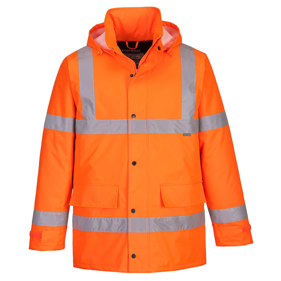 Hi-Vis Traffic Padded Waterproof Jacket - S460