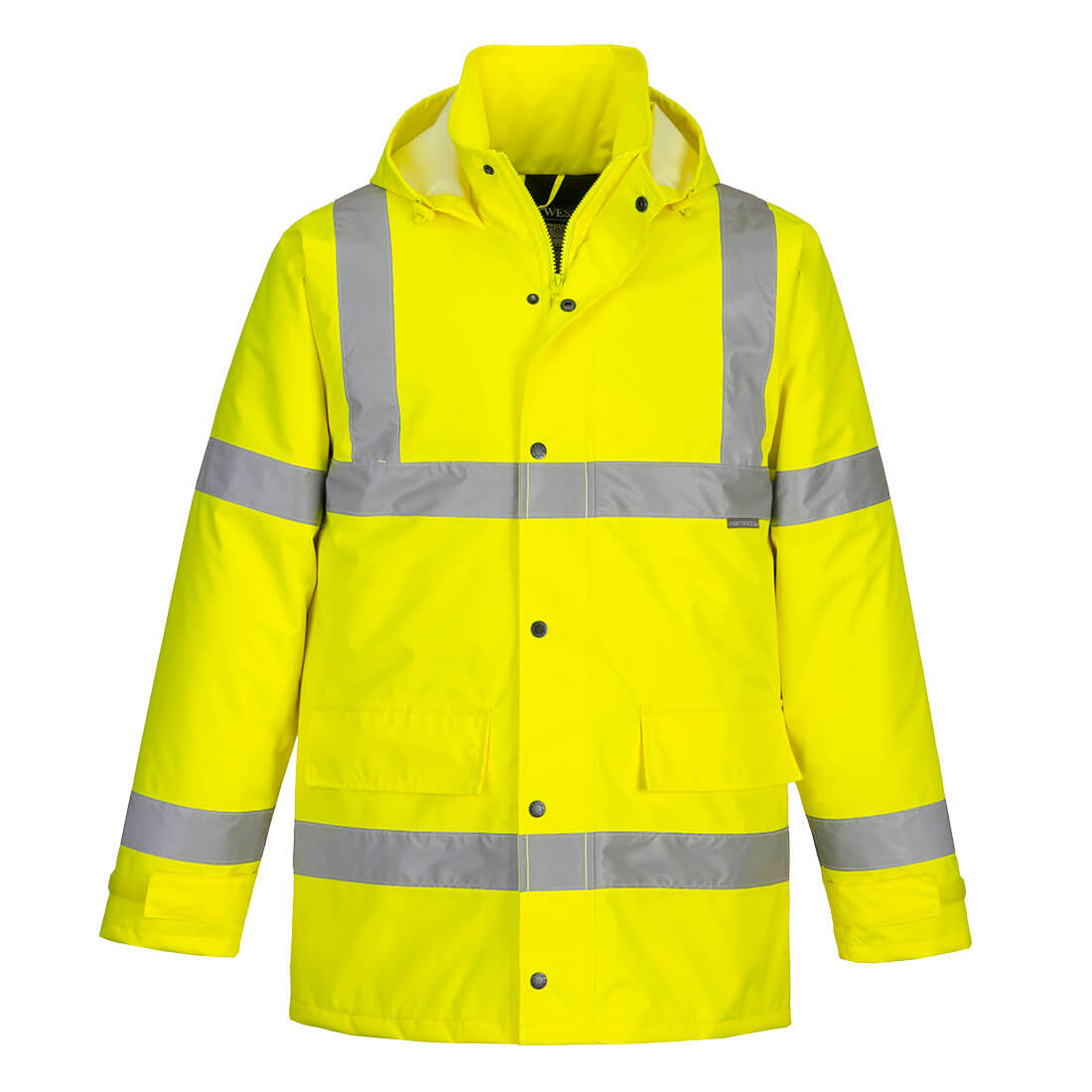 Hi-Vis Traffic Padded Waterproof Jacket - S460